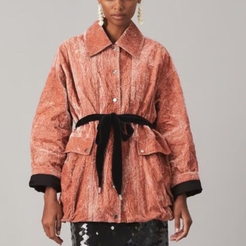 Coral Tory Burch Jacket